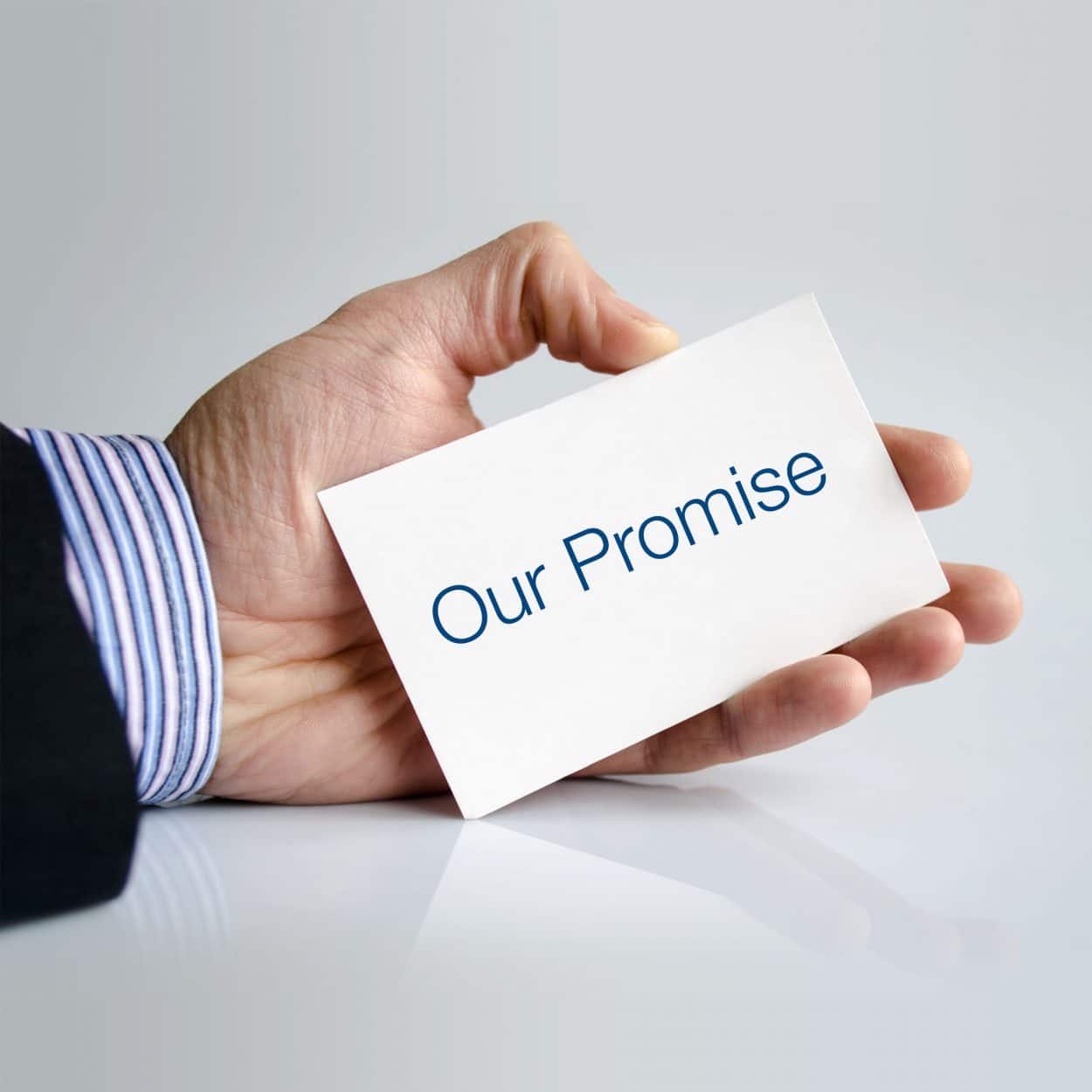 Our promise